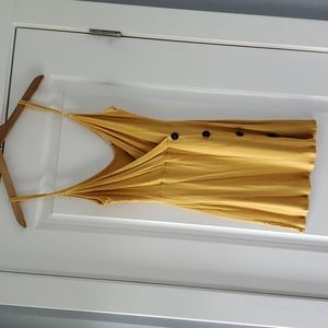 SACE The Label mustard yellow tank dress!